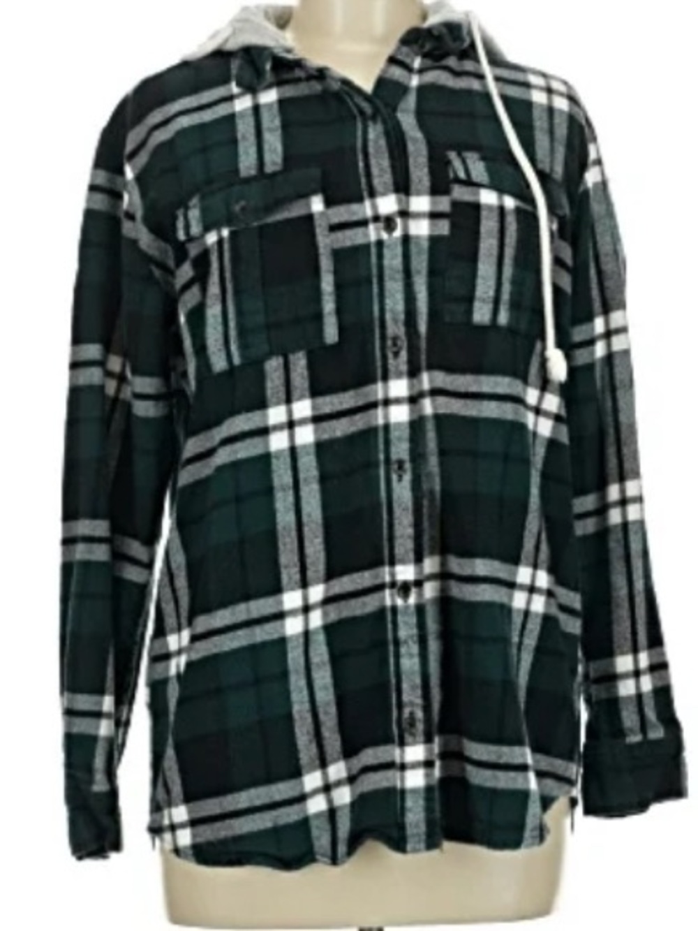 Super cute green button up flannel